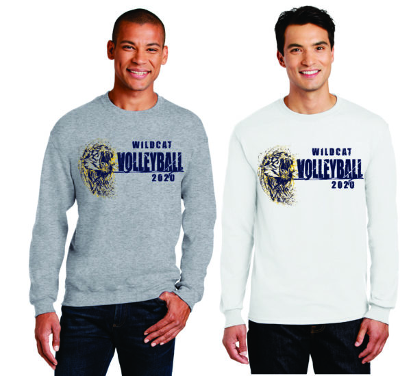 Wildcat Volleyball Crewneck Sweatshirt
